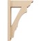 Ekena Millwork 5 1/2-in W x 14-in D x 22-in H Balboa Trad Rough Cedar Woodgrain TimberThane Outlooker, Primed Tan OUTUR055X14X22BOA04RCPR - alternate 3